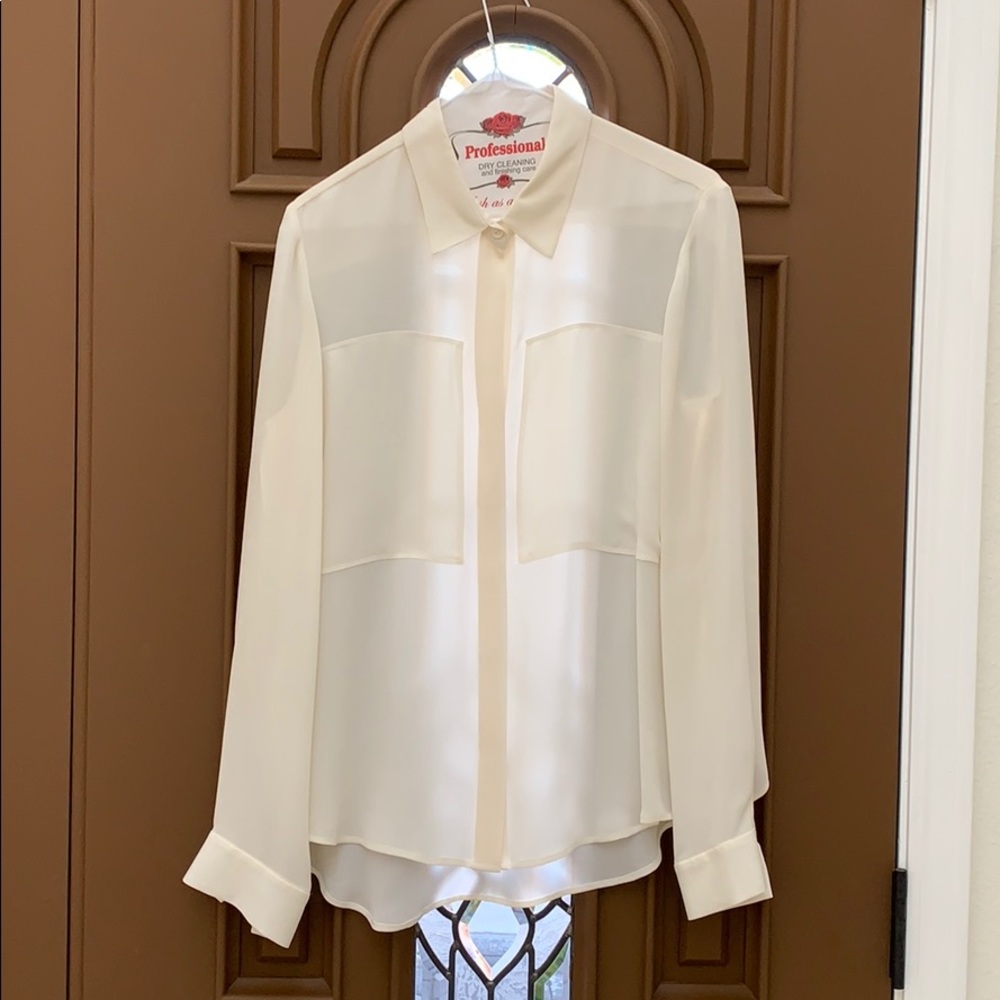 Theory Silk Blouse M